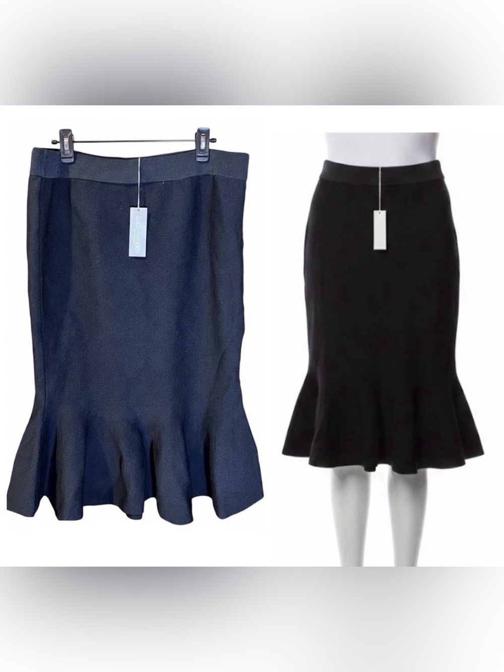 Eva Mendes New York and Company Flaired Bottom NWT  Black Skirt sz XL